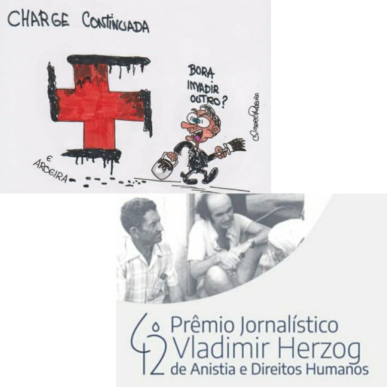 Chargista de Real News recebe o prêmio mais importante de Jornalismo do Brasil