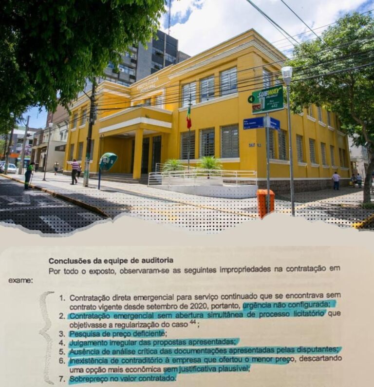 TCE INVESTIGA POSSÍVEL CONLUIO E INDÍCIO DE FRAUDE EM CANOAS