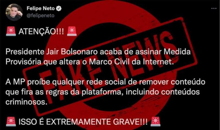 A Fake News de Felipe Neto