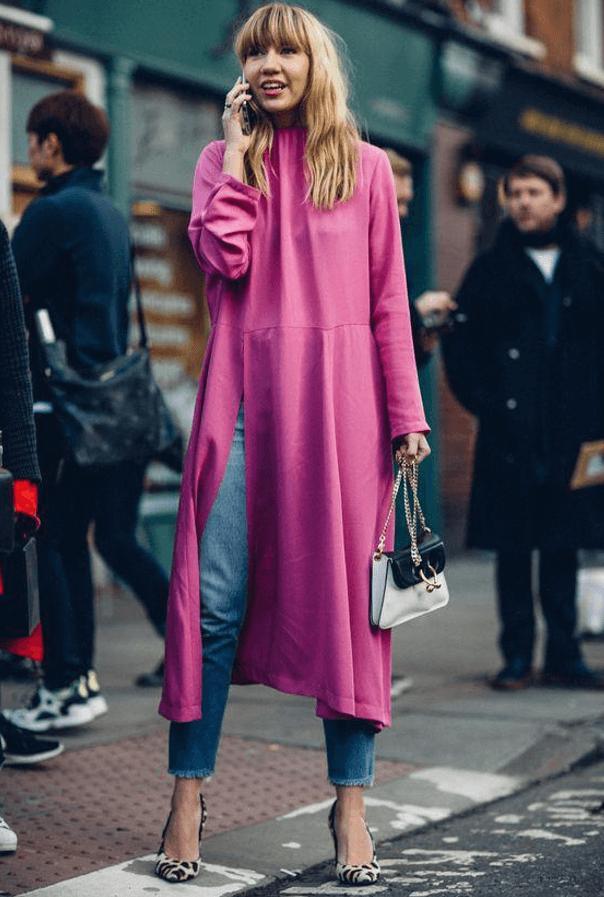 Vestido com calça