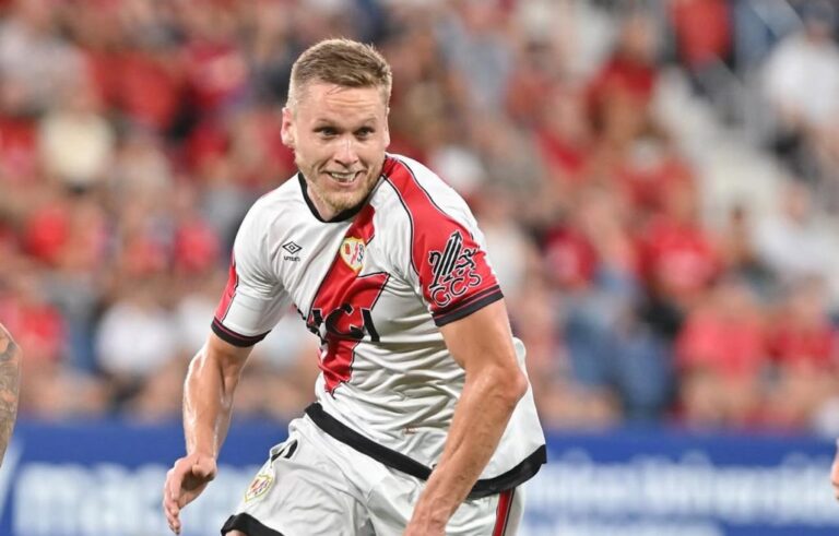 Alemão marca o primeiro gol pelo Rayo Vallecano e vive grande fase na Espanha