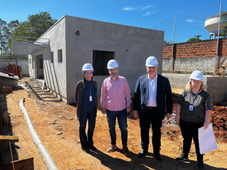 Obras da primeira Unidade de Coleta de Sangue de Gravataí atingem 60% de conclusão