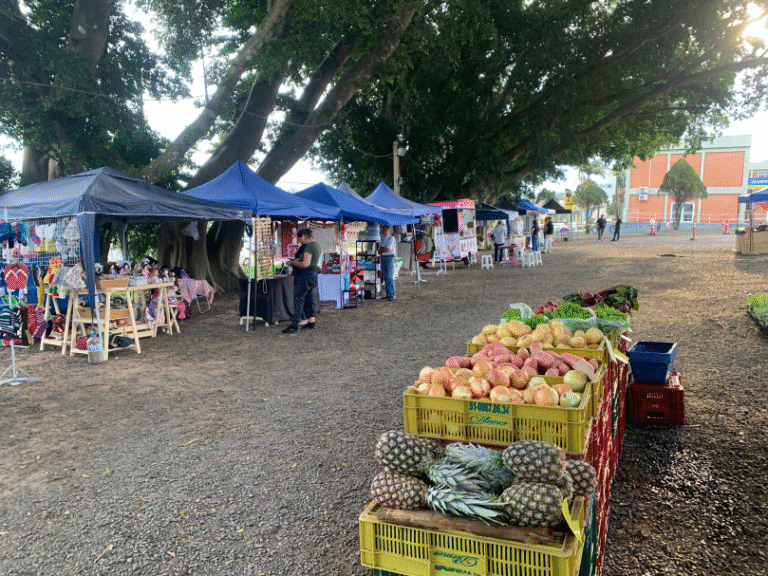 FeirAí na Prefa movimenta o pátio da Prefeitura de Gravataí nesta segunda-feira (20)