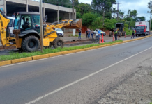 Intervenção emergencial é realizada na ERS-020 após danos causados pelas chuvas