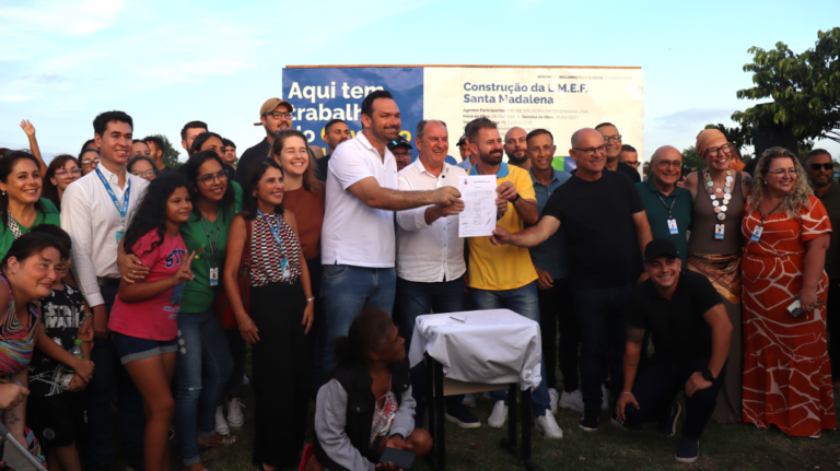 Prefeitura assina ordem de início para nova Emef Santa Madalena