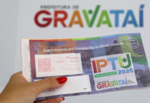 Contribuintes têm até segunda-feira para pagar IPTU 2026 com 10% de desconto em Gravataí