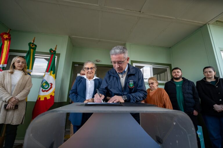 Prefeitura de Canoas inicia reforma da EMEI Ledevino Piccinini após enchente de 2024