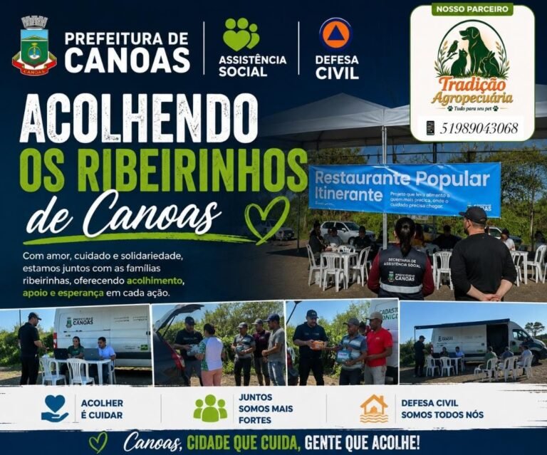 Ajuda que aquece os corações