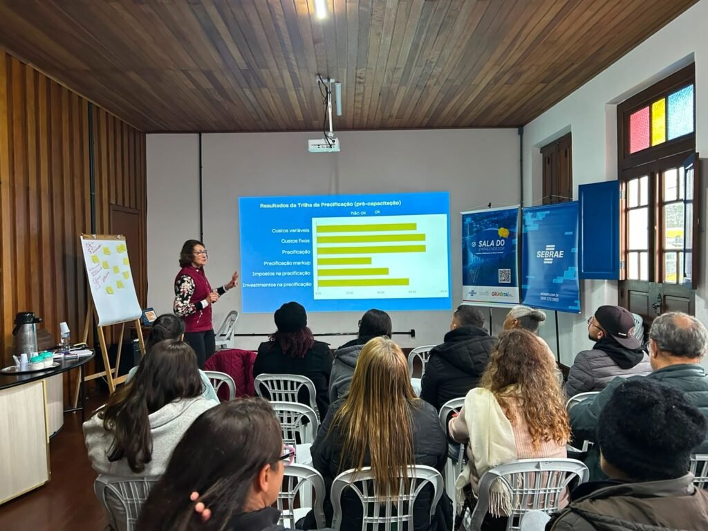 Workshop sobre precificação e gestão financeira para empreendedores