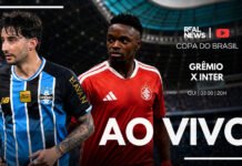 Grêmio x Internacional: onde assistir ao vivo, horário arbitragem e prováveis escalações do jogo da Copa do Brasil